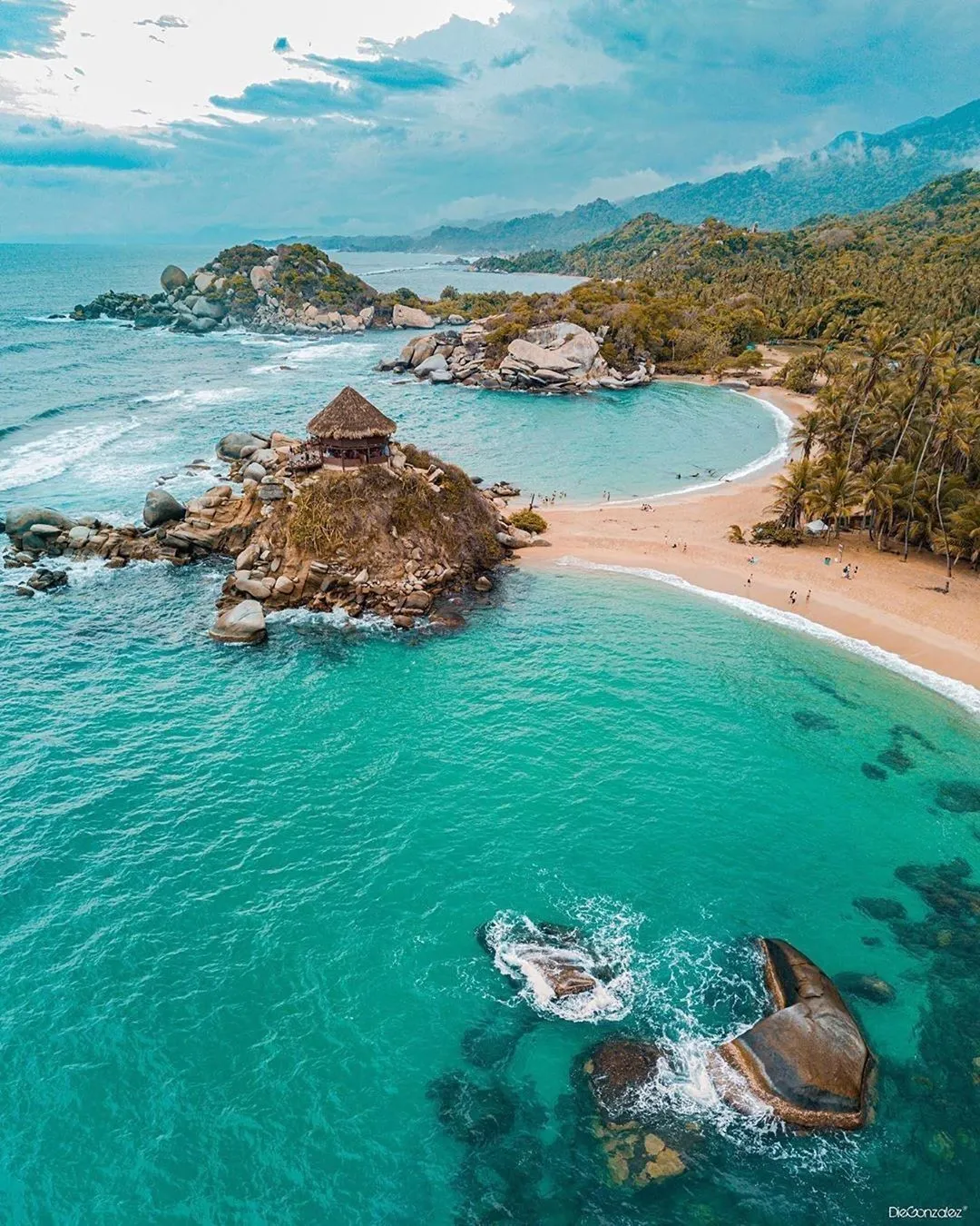 La costa del Parque Tayrona